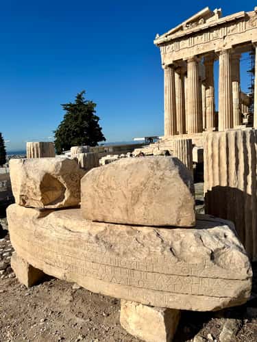 Parthenon on Acropolis of Athens