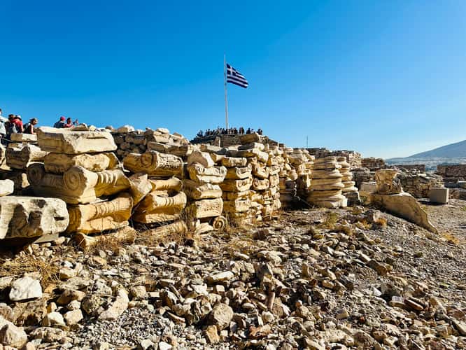 Parthenon on Acropolis of Athens