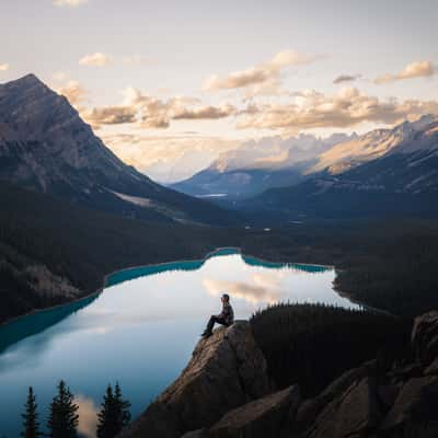 Peyto Lake, Alternative Viewpoint, Canada