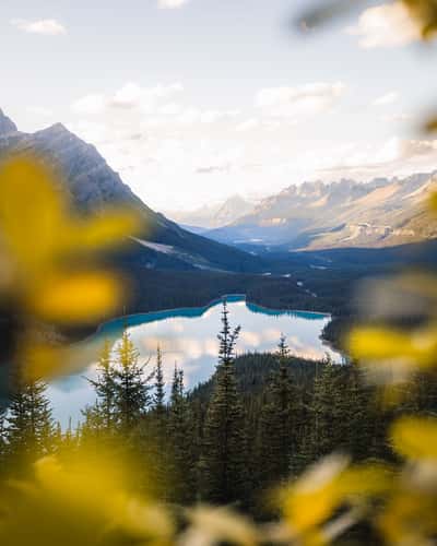 Peyto Lake, Hike to alternative Viewpoint