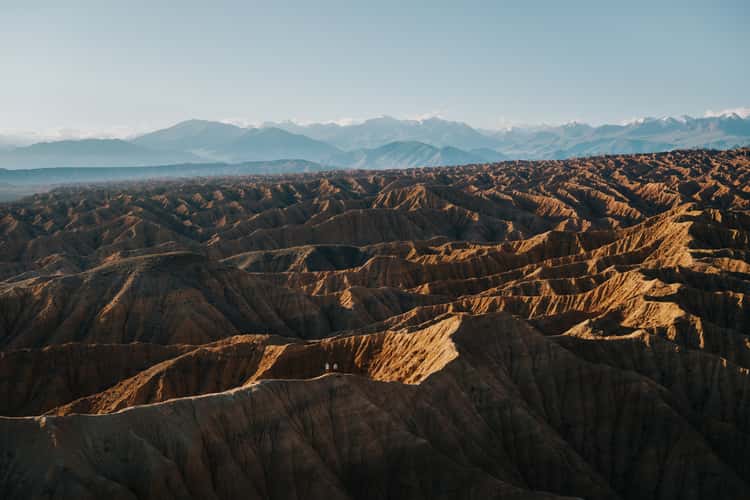 Ridge walk, Ak-Sai Canyon