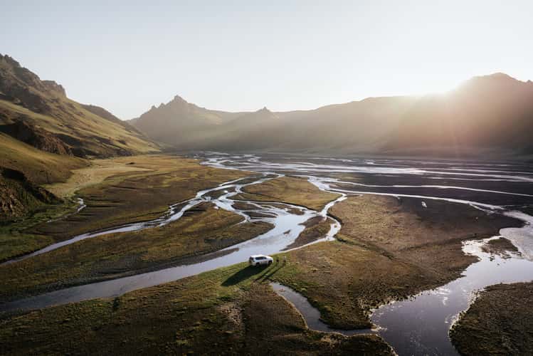 River veins, Rajons At-Baschy