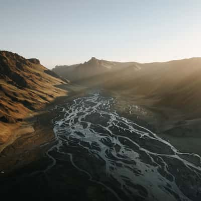 River veins, Rajons At-Baschy, Kyrgyz Republic