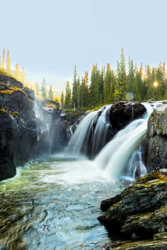 Rjukandefoss waterfall