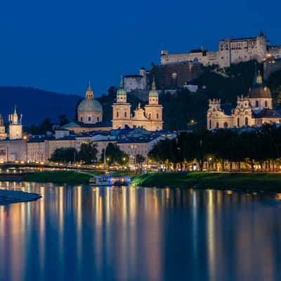 Salzburg, Salzach beach, Austria