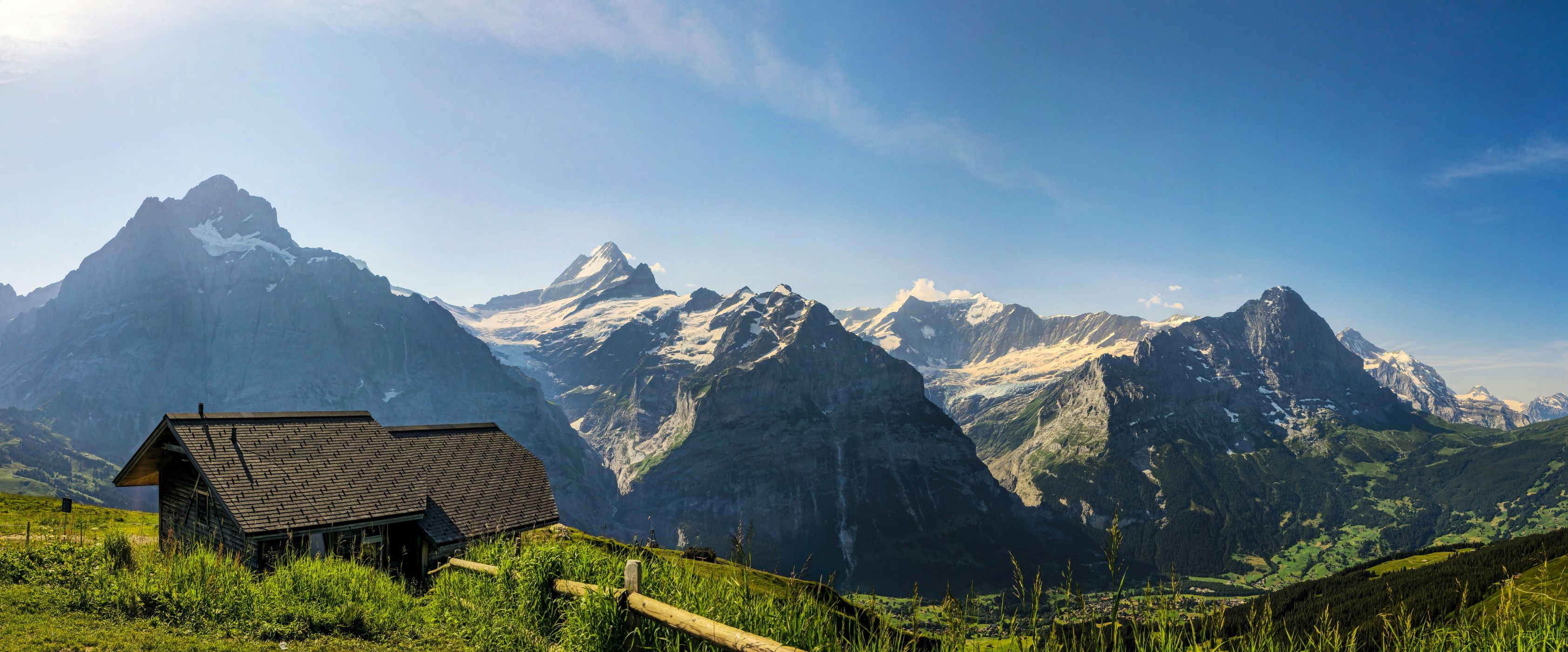 Schreckhorn from Grindelwald First, Switzerland