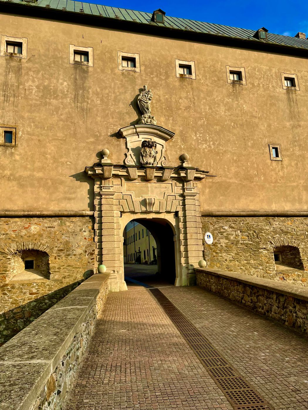 Small entrance bastion to the 'Red Stone' castle., Slovakia (Slovak Republic)