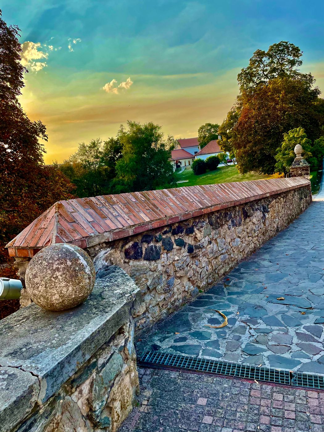 Small entrance bastion to the 'Red Stone' castle., Slovakia (Slovak Republic)