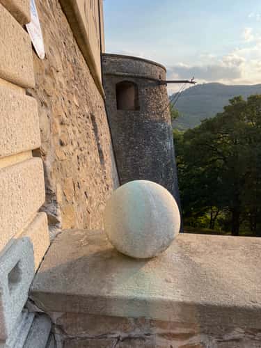 Small entrance bastion to the 'Red Stone' castle.