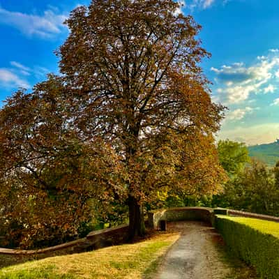 Small entrance bastion to the 'Red Stone' castle., Slovakia (Slovak Republic)