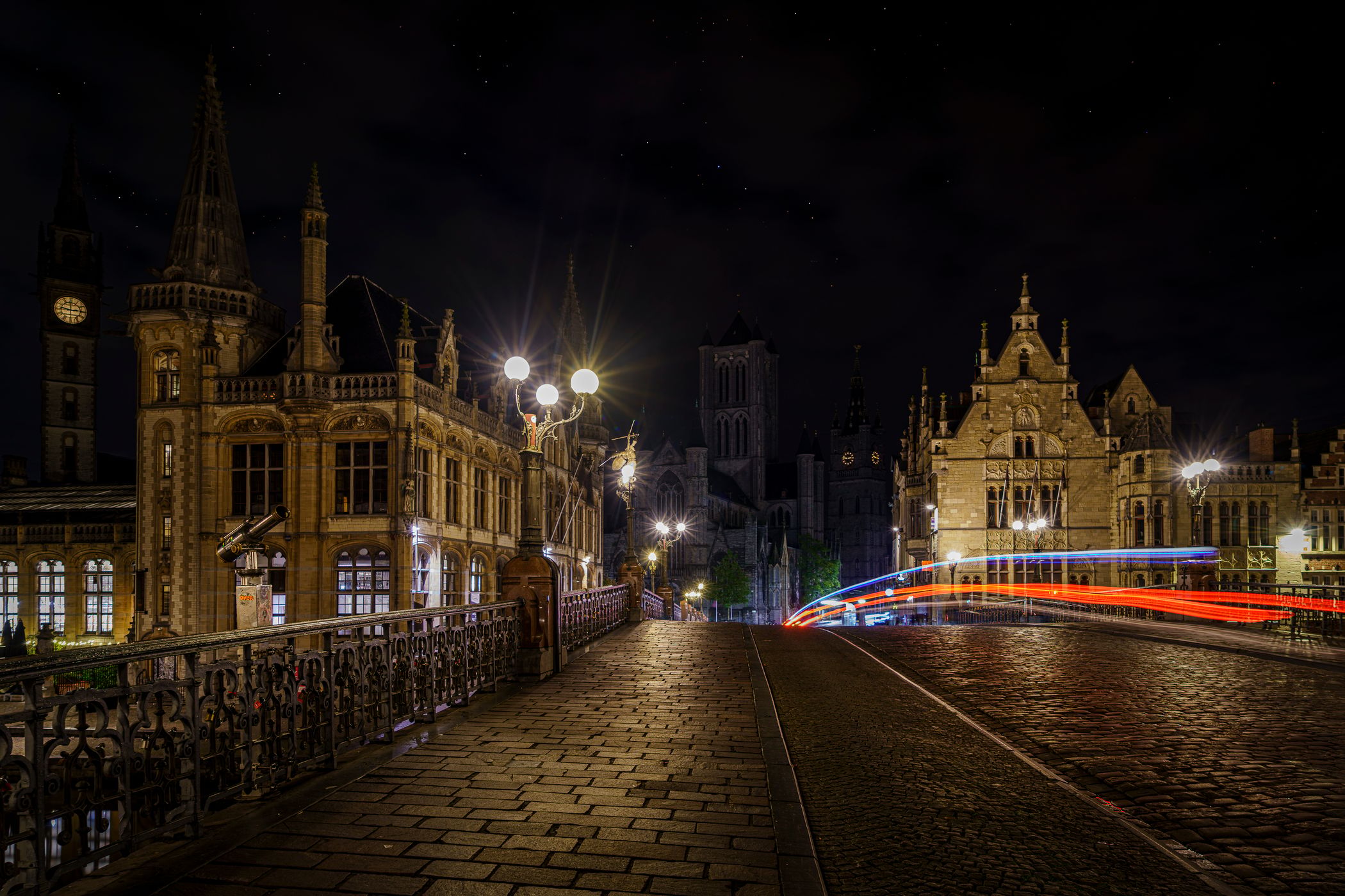Bridge St-Michiels, Ghent, Belgium