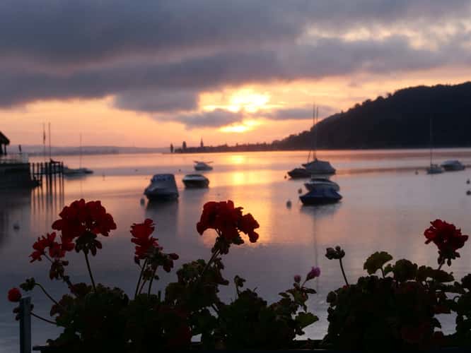 Sunrise over Lake Constance