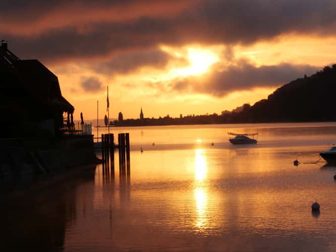 Sunrise over Lake Constance