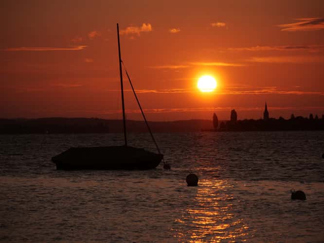 Sunrise over Lake Constance