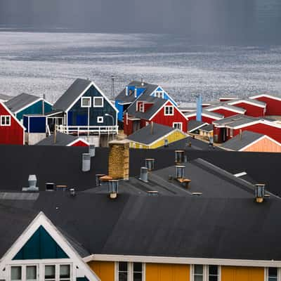 Tasiilaq, Colored Houses, Greenland