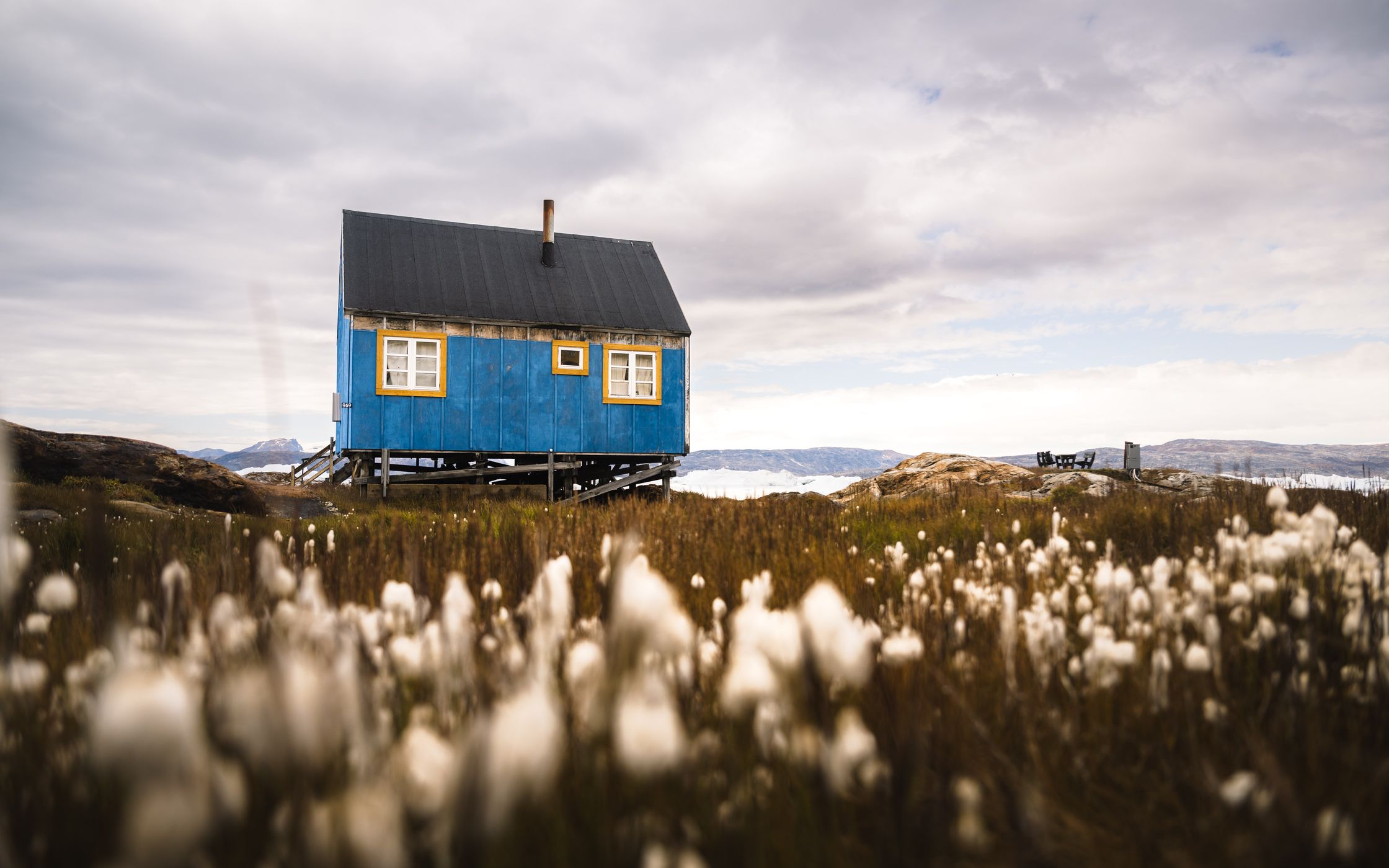 Tiilerilaaq, Houses near Fjord, Greenland