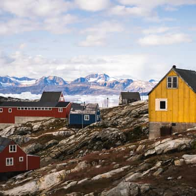 Tiilerilaaq, View from Graveyard, Greenland