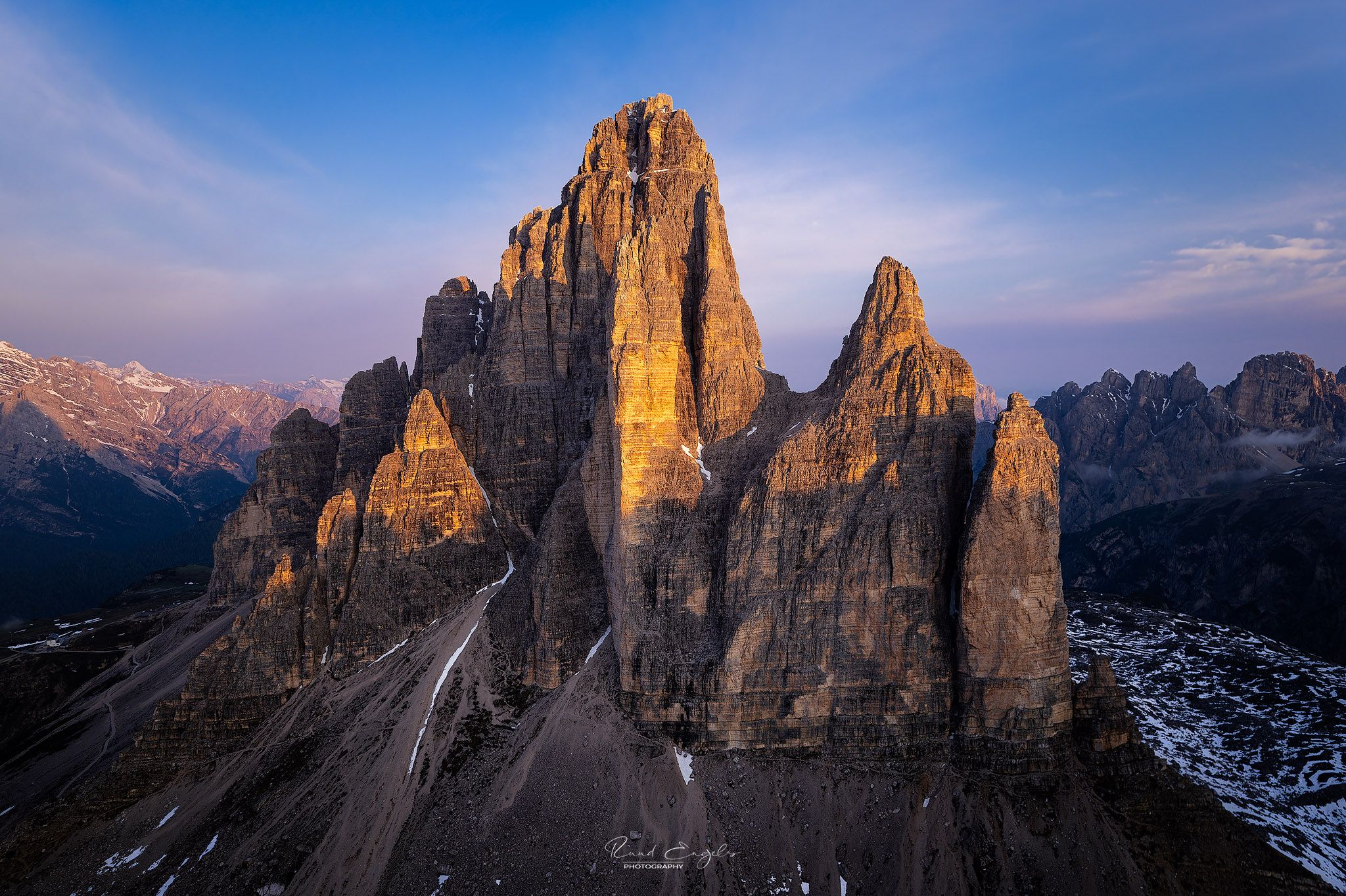 Tre Cime di Lavaredo, Dolomites, Italy