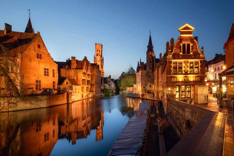 Typical view of Bruges