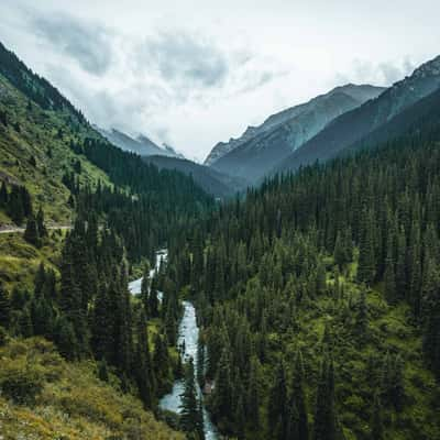 Valley view, Altyn-Arashan, Kyrgyz Republic