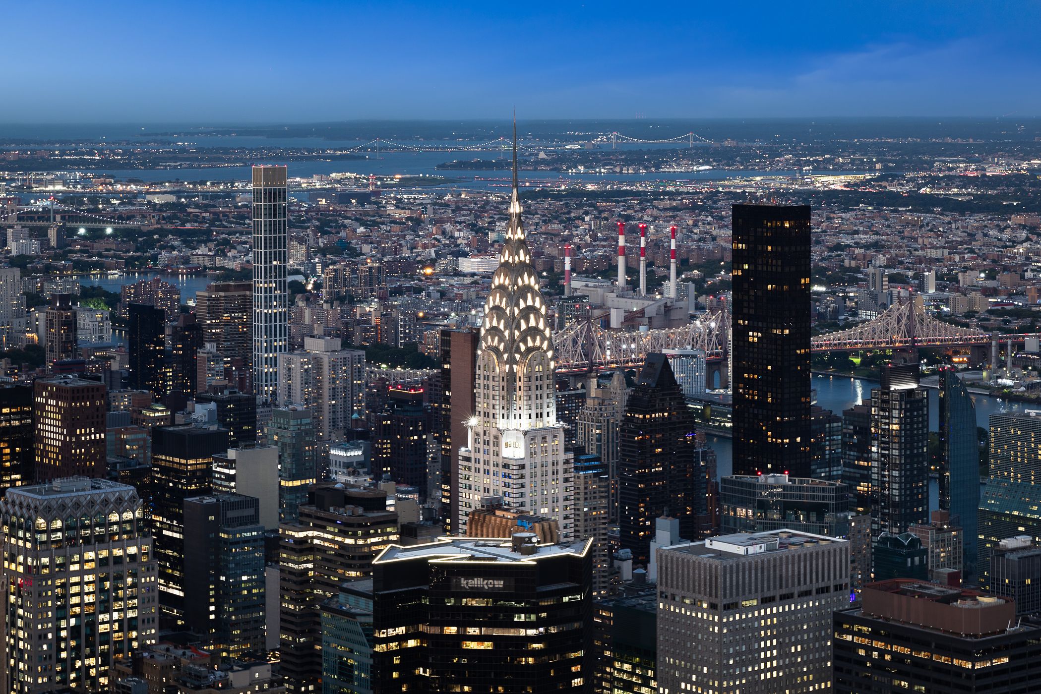 View from Empire State Building, New York City, USA