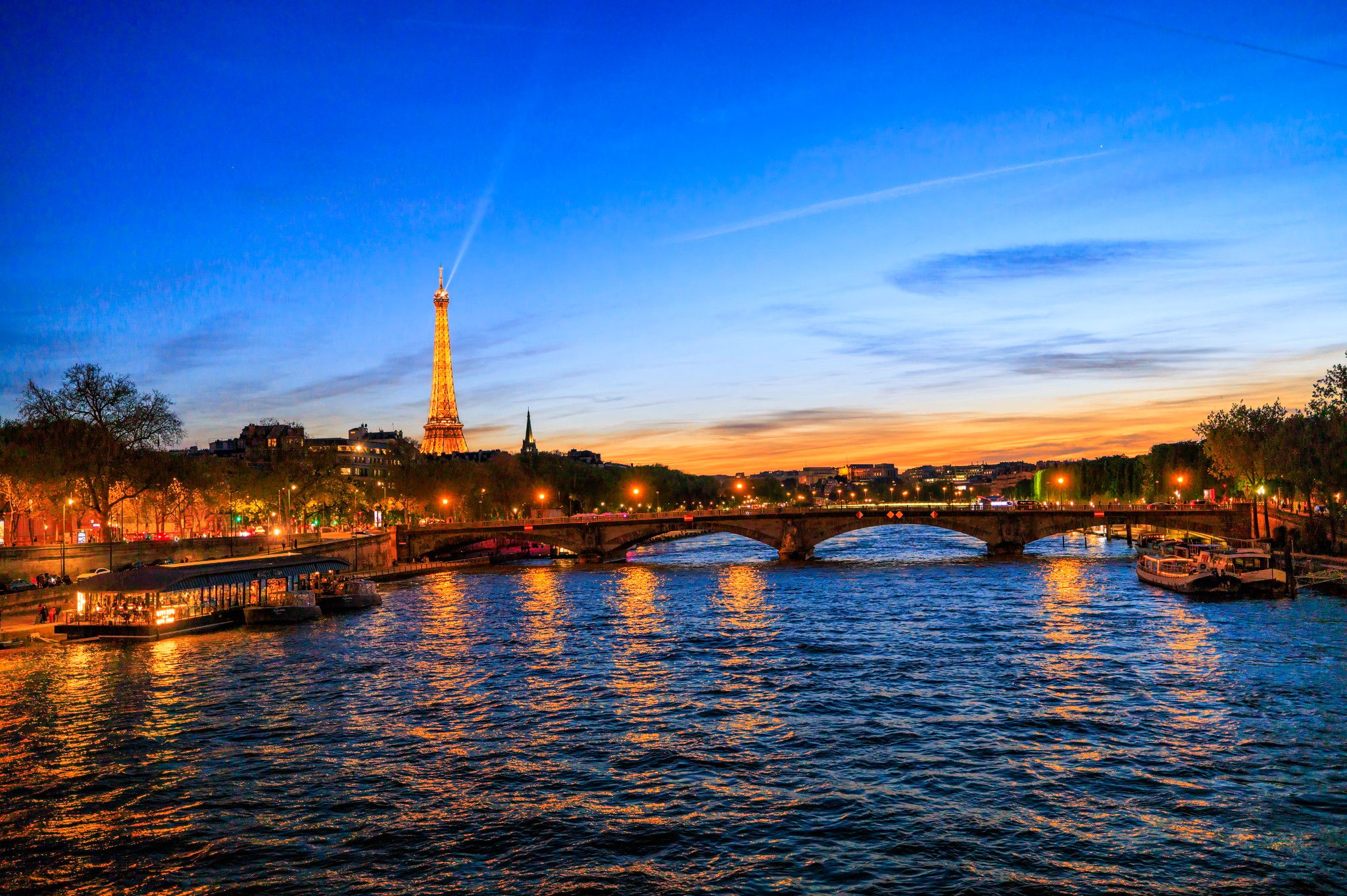 View from Pont Alexandre-III, France