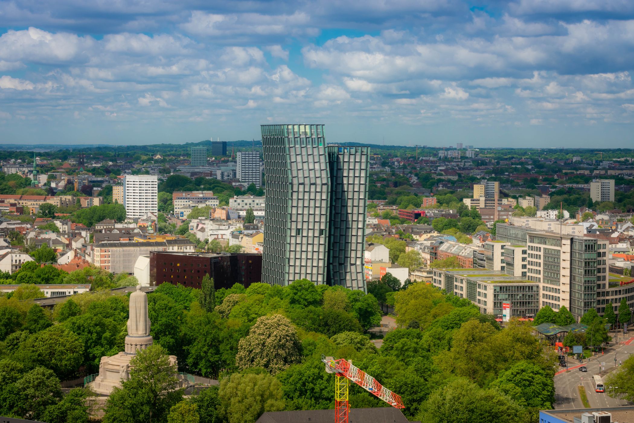 View from Saint Michael´s Church, Hamburg, Germany