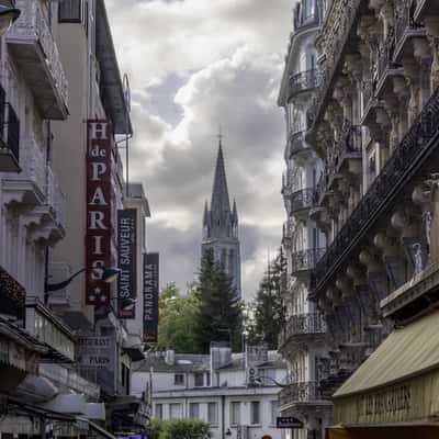 View of Lourdes Shrine, France