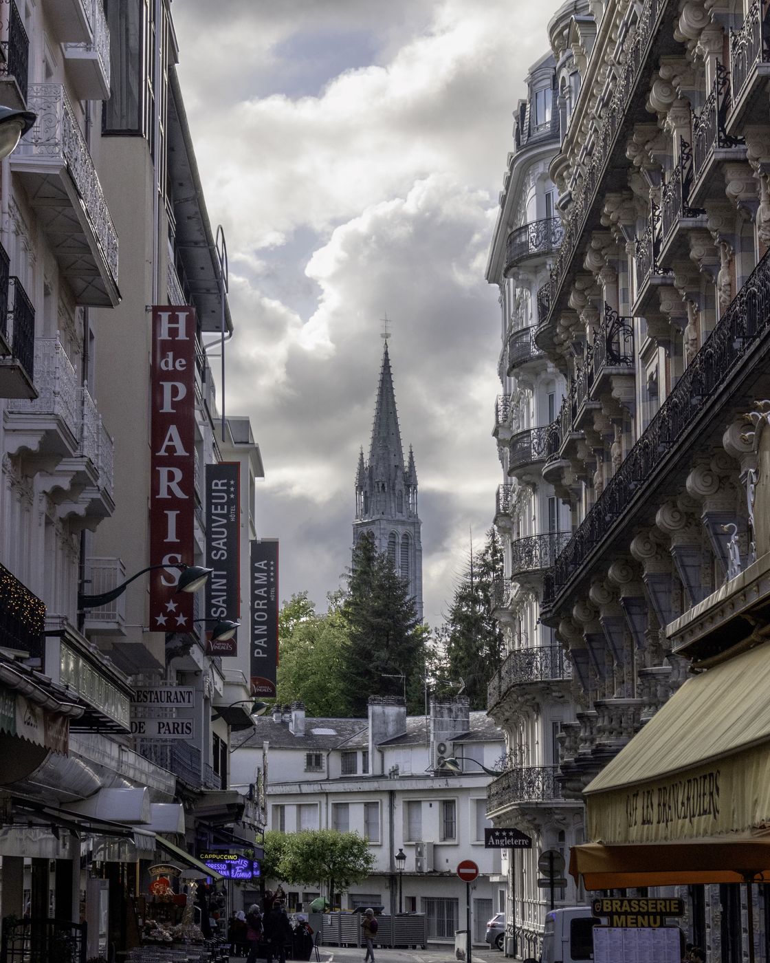 View of Lourdes Shrine, France