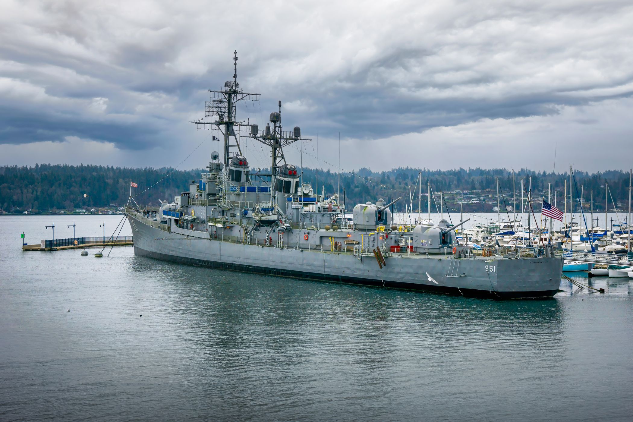 View of the USS Turner Joy (DD-951), USA