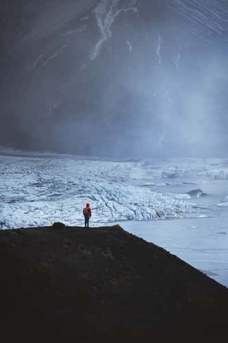 Viewpoint on Skaftafell Glacier