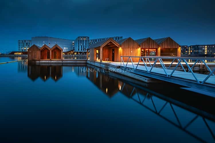 Wooden floating buildings, Nordhavn