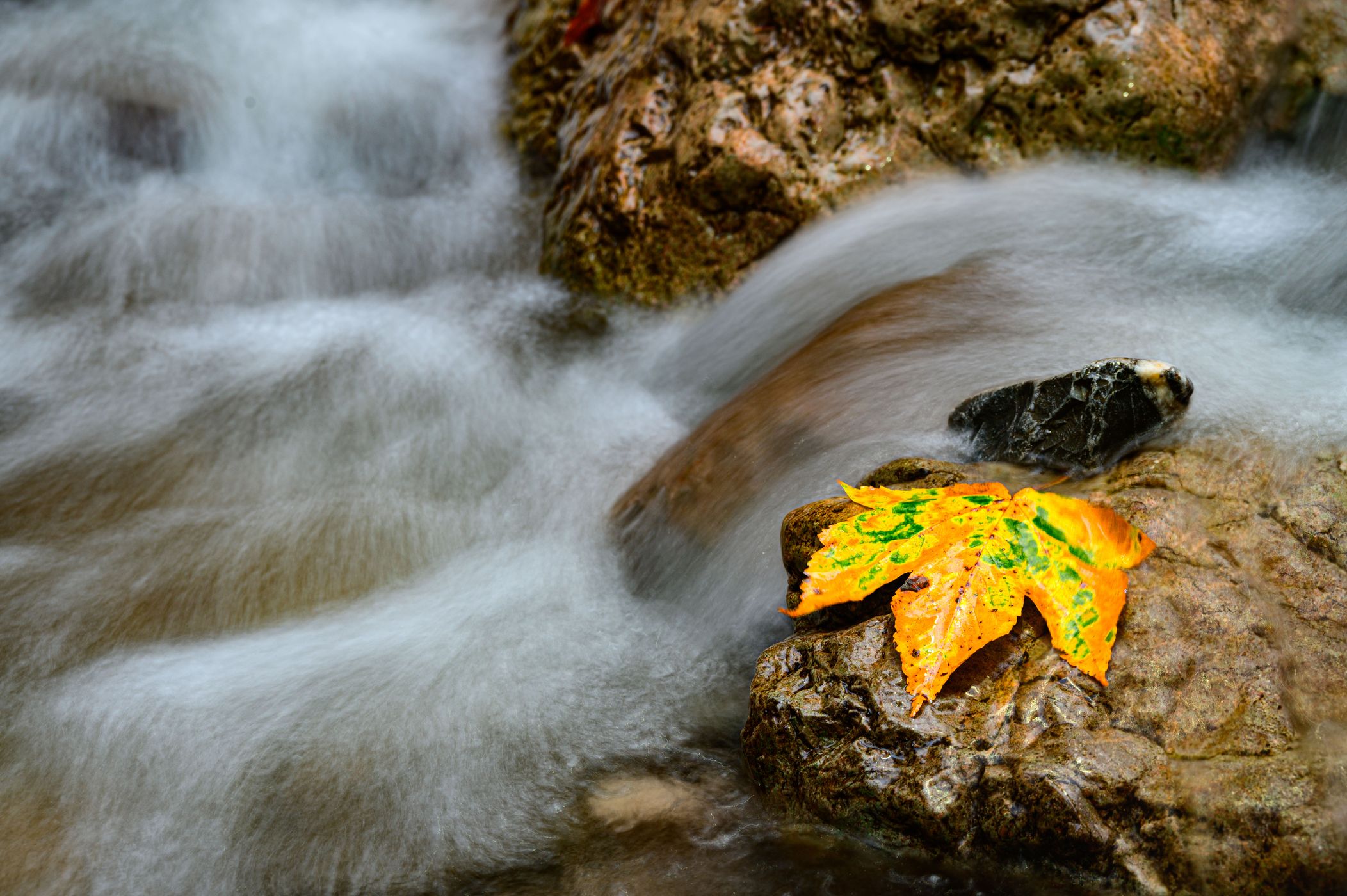 Waterfall near Kochelsee, Germany