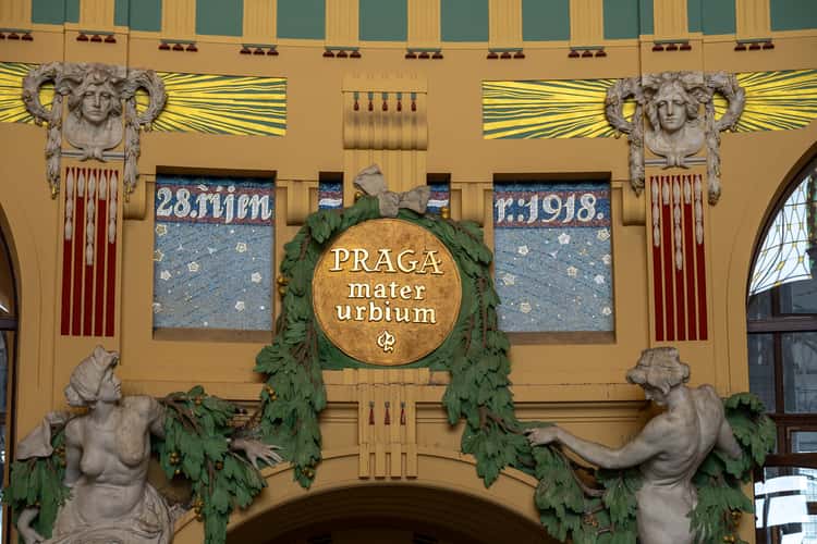 Art Nouveau at Prague Station