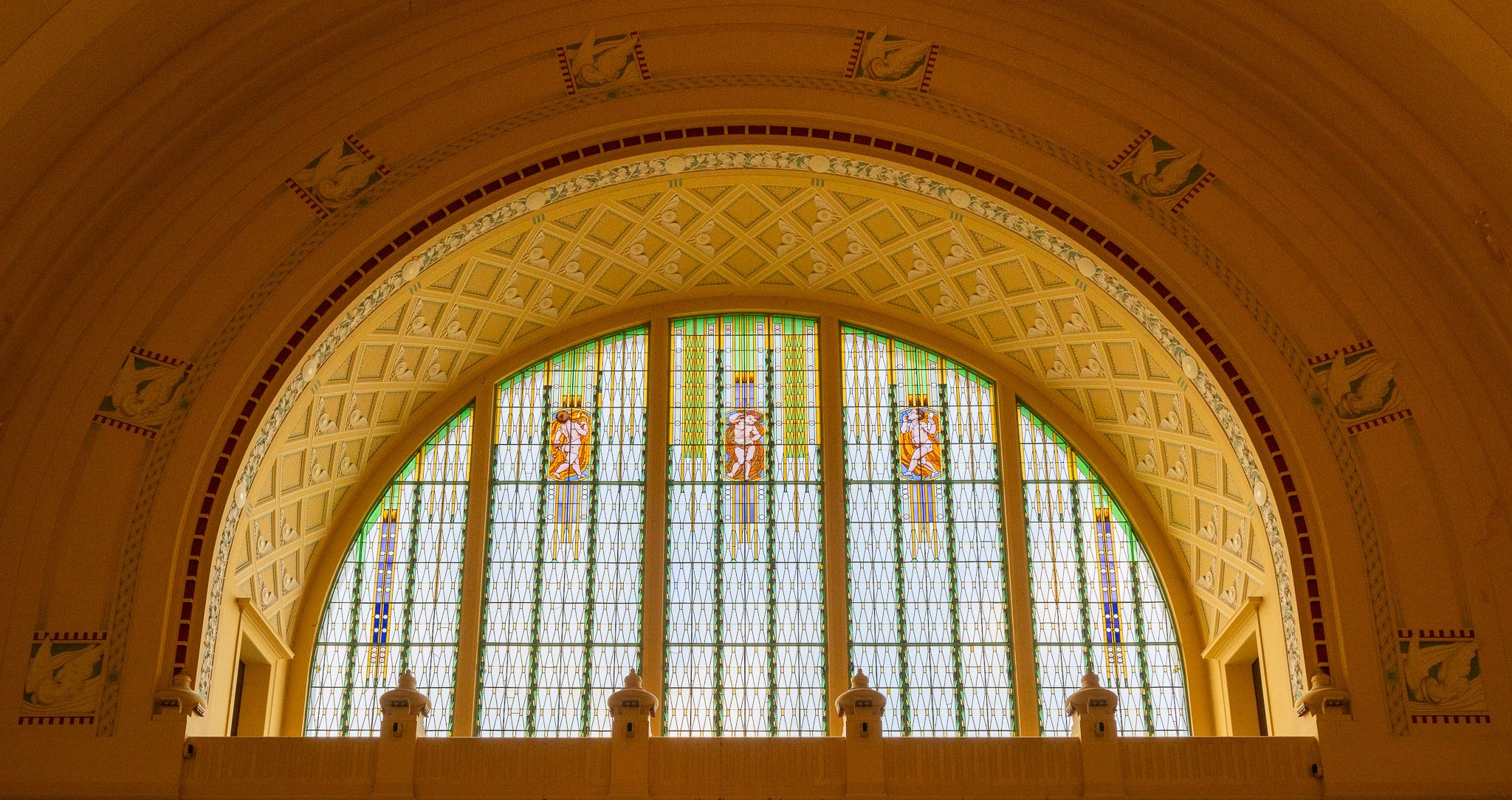Art Nouveau at Prague Station, Czech Republic