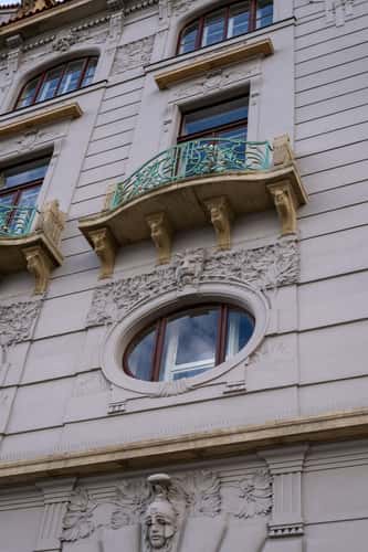 Art Nouveau at Prague Station