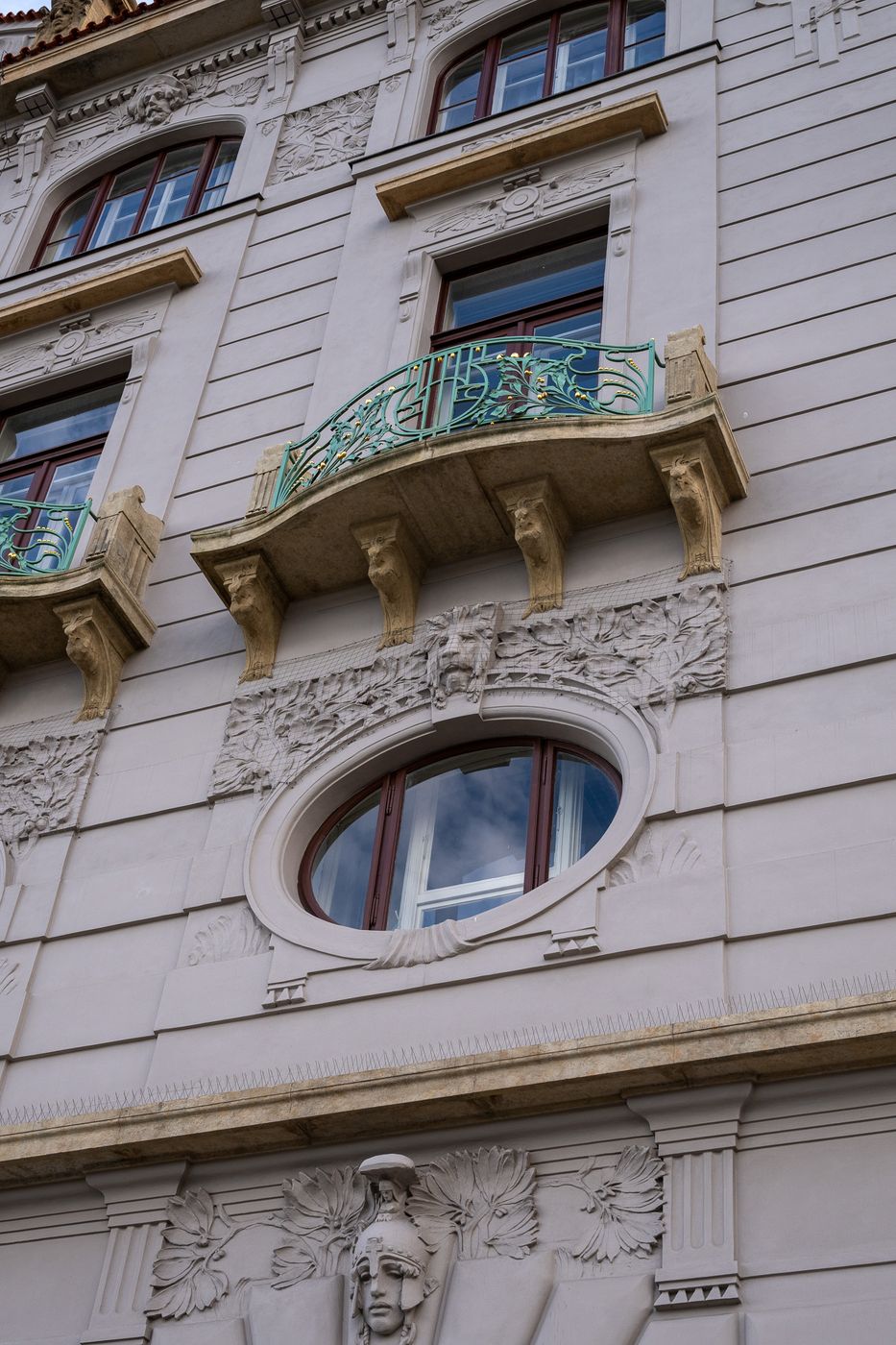 Art Nouveau at Prague Station, Czech Republic