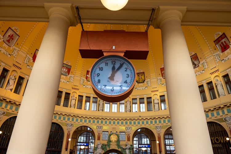 Art Nouveau at Prague Station