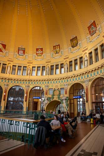Art Nouveau at Prague Station