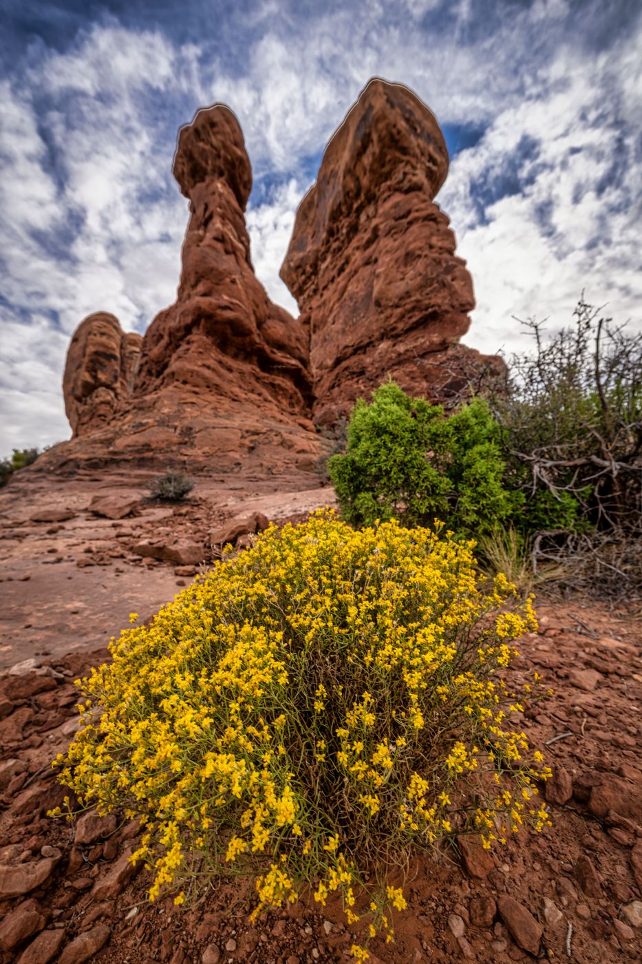 Balanced Rock, Arches National Park, Utah, USA