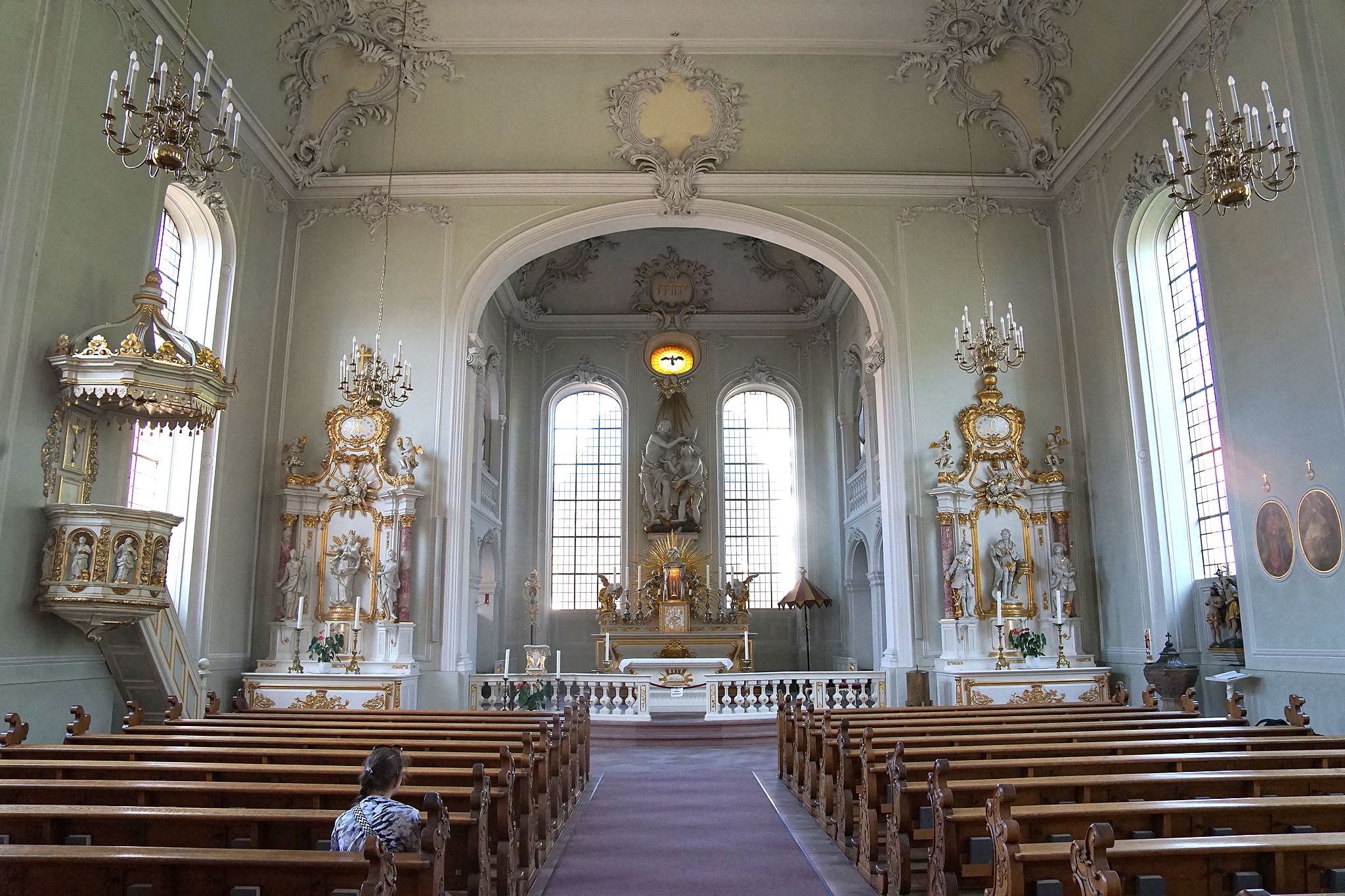 Basilika St. Johann interior, Germany