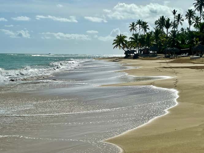 Beachfront alongside the Hotel Dreams Onyx