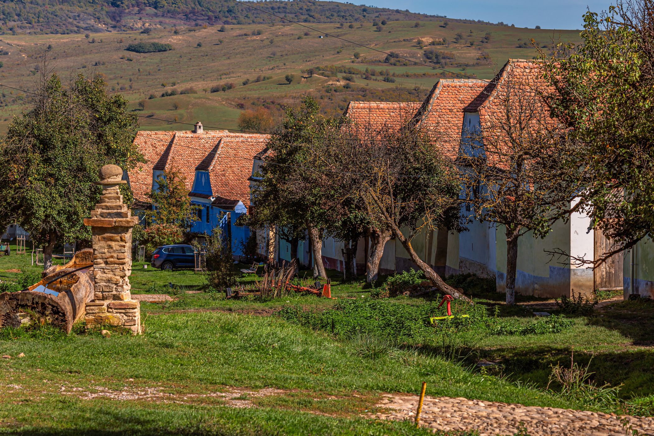 Beautiful village houses, Romania
