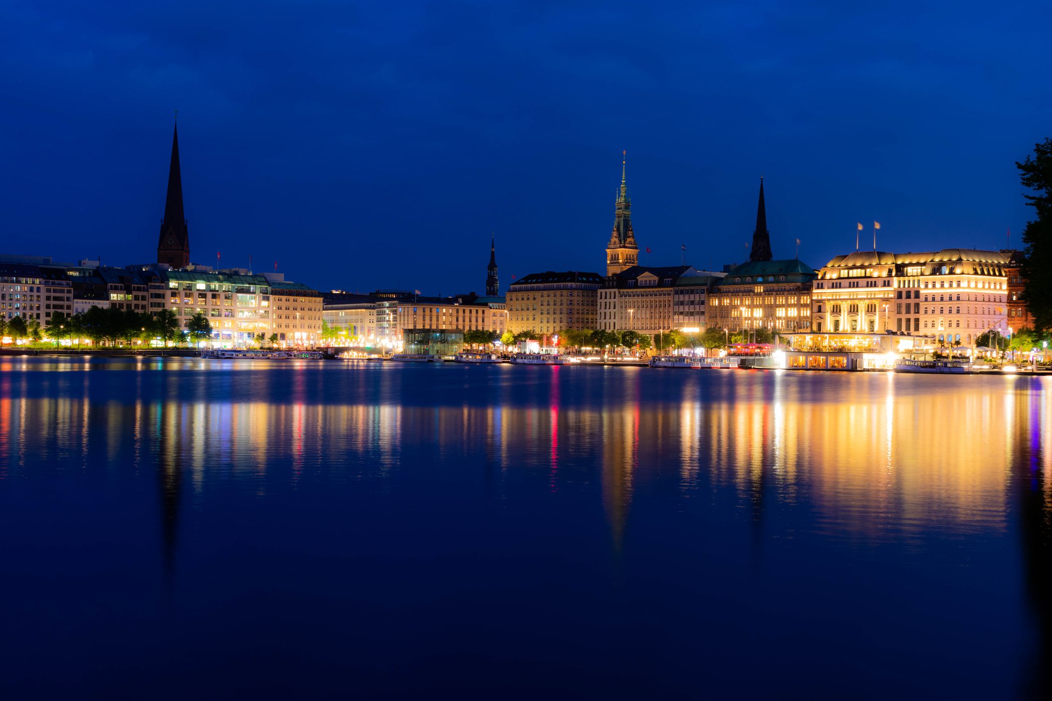 Binnenalster-View, Hamburg, Germany
