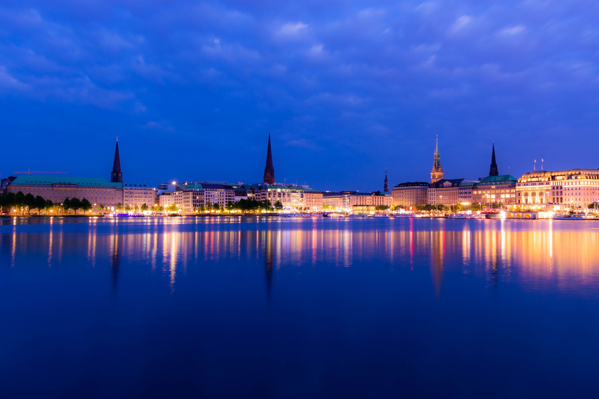 Binnenalster-View, Hamburg, Germany
