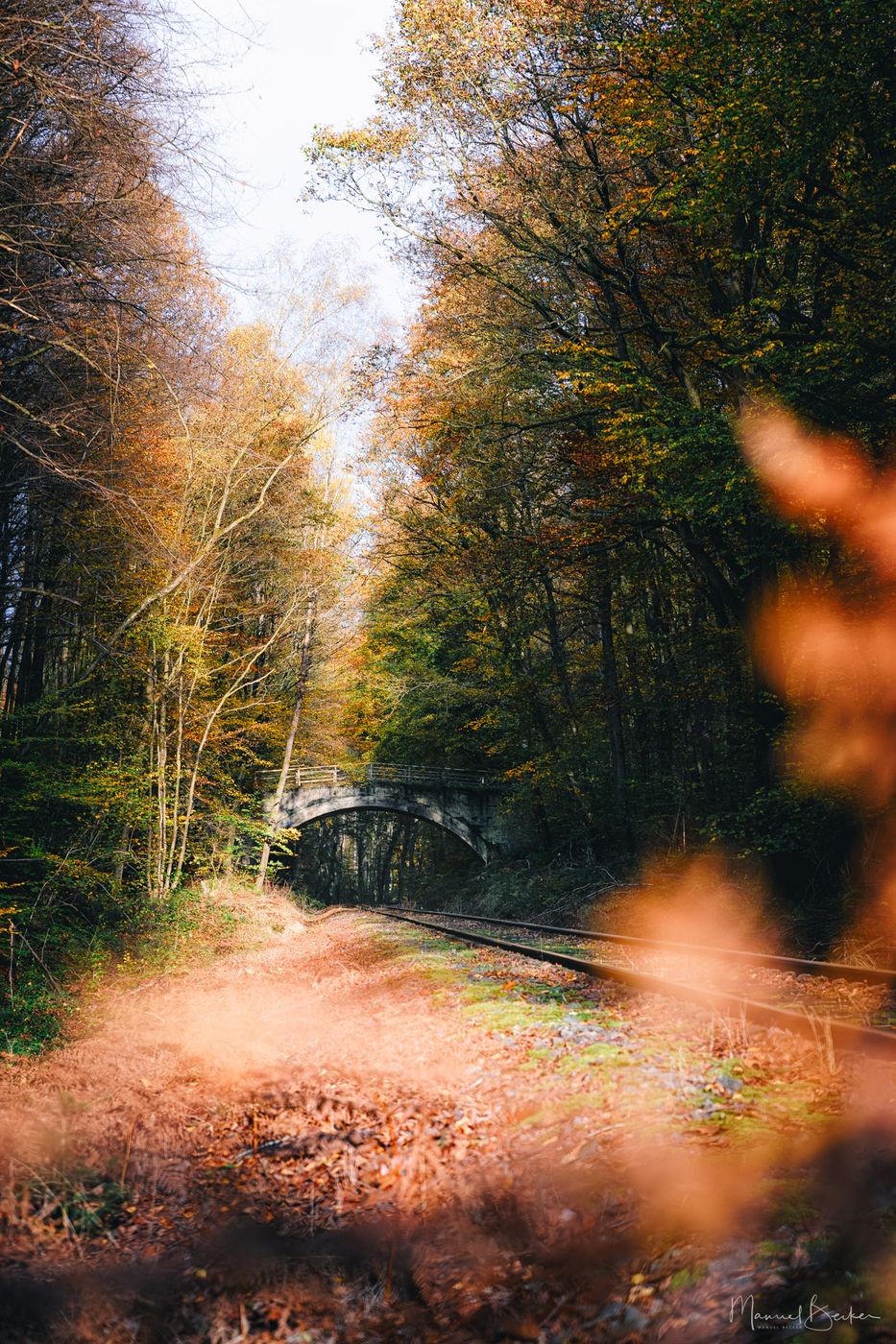 Bridge over Kasbachtalbahn, Germany