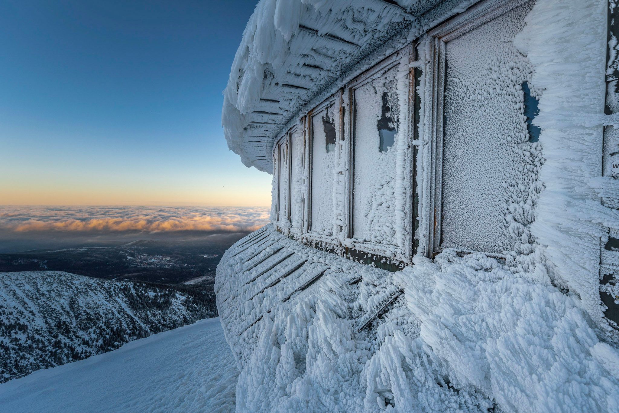 Śnieżka Mountain-Weather observatory, Poland