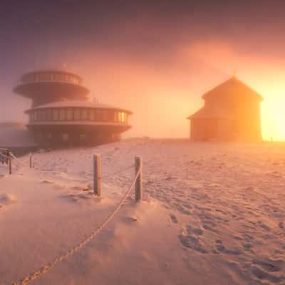 Śnieżka Mountain-Weather observatory, Poland