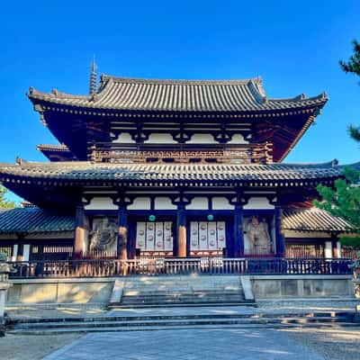 Chumon Horyuji Temple, Japan