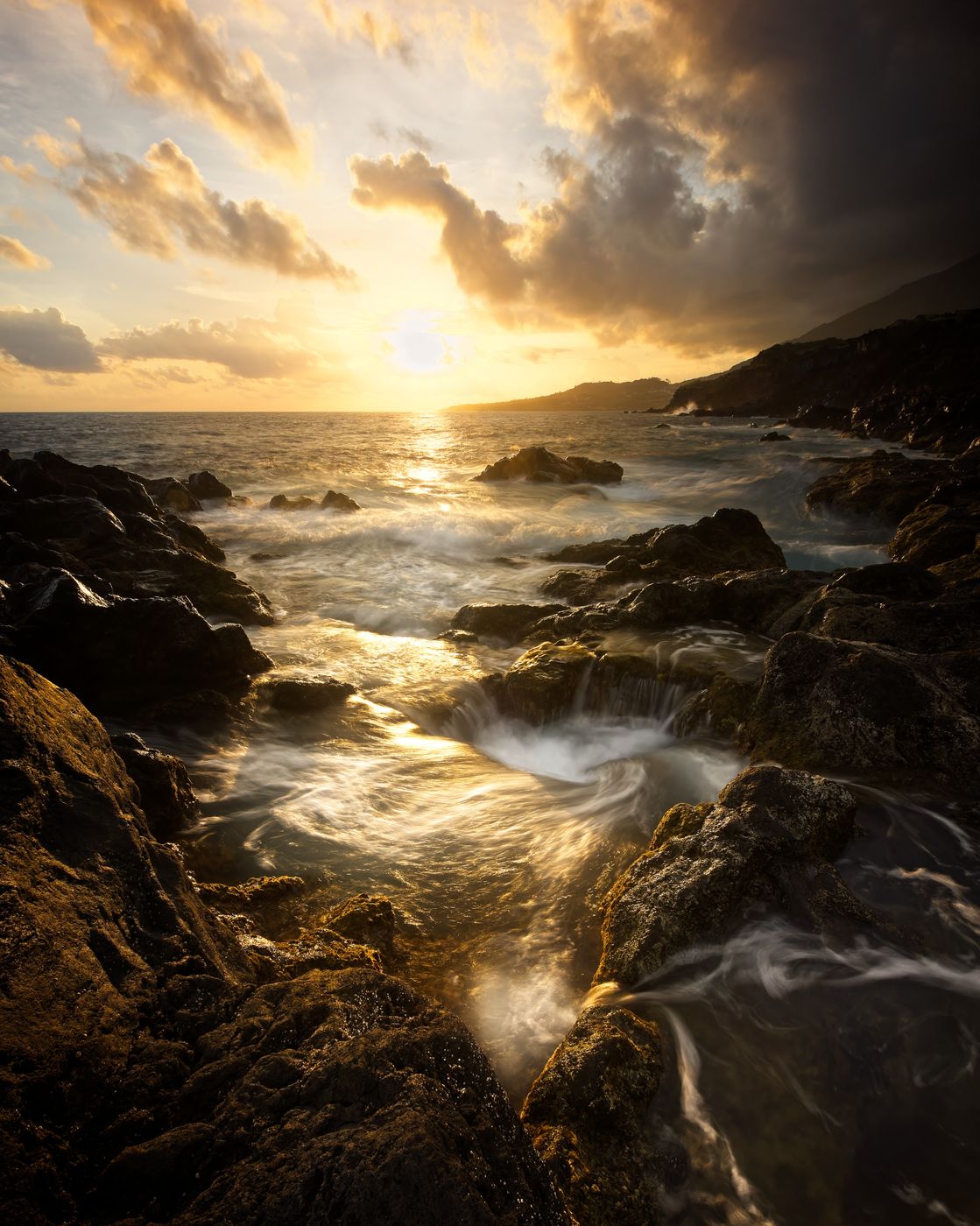 Cliffs at Terra do Pao, Pico, Azores, Portugal